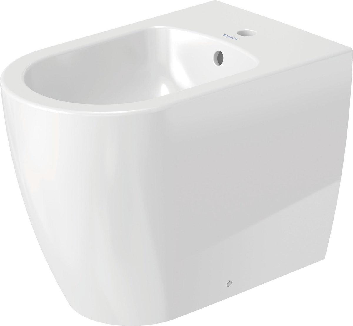 DURAVIT Stand-Bidet ME by Starck 600 mm Weiß Seidenmatt mit Hahnlochbank