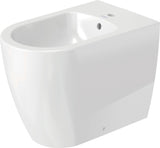DURAVIT Stand-Bidet ME by Starck 600 mm Weiß Seidenmatt mit Hahnlochbank