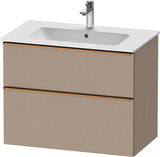 Duravit D-Neo Waschtischunterbau 810 mm betongrau matt mit Soft-Close-Auszug