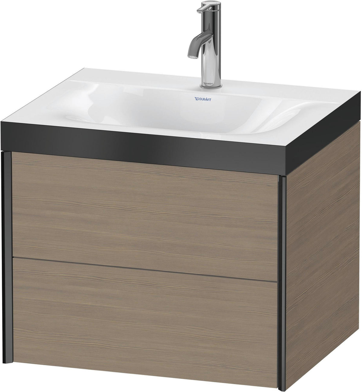 DURAVIT XViu Waschtischunterbauset c-bonded 503x600x480 mm Eiche mit 2 Schubkästen