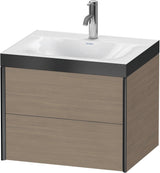 DURAVIT XViu Waschtischunterbauset c-bonded 503x600x480 mm Eiche mit 2 Schubkästen