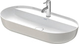 DURAVIT Aufsatzbecken Luv 800 mm mit WonderGliss, Hahnlochbank & ohne Überlauf