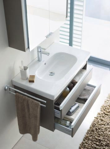 DURAVIT Waschtischunterbau Ketho wandhängend 800 mm, 2 Schubkästen, weiß matt, für D-Code 034285