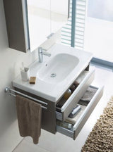 DURAVIT Waschtischunterbau Ketho wandhängend 800 mm, 2 Schubkästen, weiß matt, für D-Code 034285