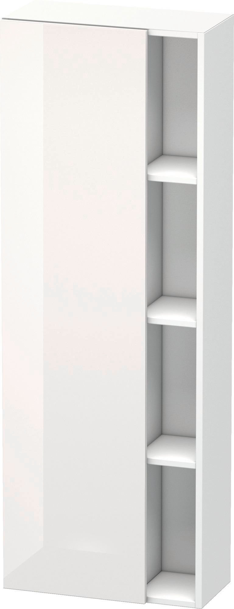 DURAVIT DuraStyle Hochschrank 1400 mm, 1 Tür links, weiß matt – wandhängend mit Soft-Close