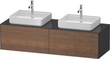 DURAVIT White Tulip Waschtischunterbau 1600 mm wandhängend, 2 Auszüge, weiß seidenmatt