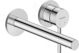 DURAVIT Circle Einhebel-Waschtischmischer Chrom – Unterputz mit Keramikmischsystem, 200 mm Auslauf