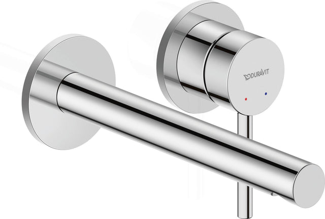 DURAVIT Circle Einhebel-Waschtischmischer Chrom – Unterputz mit Keramikmischsystem, 200 mm Auslauf