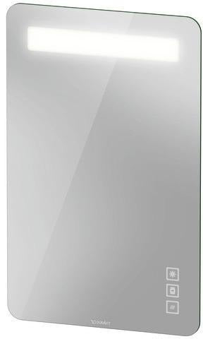 DURAVIT Luv Wandspiegel 500x800 mm mit LED-Beleuchtung, Spiegelheizung und berührungsloser Bedienung