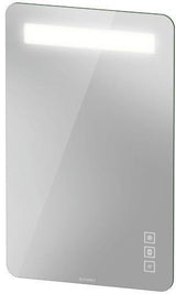 DURAVIT Luv Wandspiegel 500x800 mm mit LED-Beleuchtung, Spiegelheizung und berührungsloser Bedienung