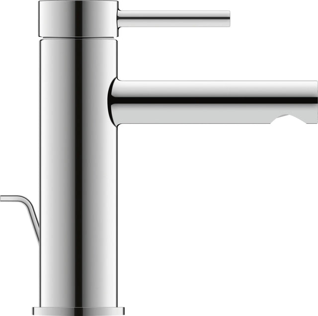 Duravit Circle Einhebel-Waschtischmischer mit Zugstange, Chrom – 117 mm Ausladung