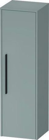 DURAVIT D-Code Halbhochschrank 400 mm, rechts, Basalt Matt, 1 Tür, Glasböden