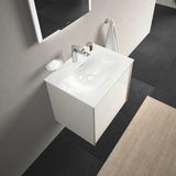DURAVIT Viu Möbelwaschtisch 630 mm Weiß mit Überlauf und 1 Hahnloch