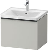 DURAVIT D-Neo Waschtischunterbau 584 mm betongrau matt mit 1 Auszug und Soft-Close