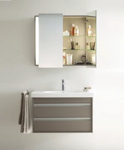 DURAVIT Waschtischunterbau Ketho wandhängend 800 mm, 2 Schubkästen, weiß matt, für D-Code 034285