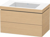Duravit Waschtischset L-Cube 800 mm mit Vero Air Möbelwaschtisch – wandhängend, 2 Schubkästen