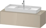 Duravit White Tulip Waschtischunterbau 1300 mm Nussbaum Mitte von Philippe Starck