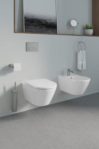 DURAVIT Wave Einhebel-Bidetmischer Chrom mit Keramikmischsystem und 128 mm Auslauf