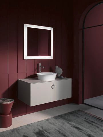DURAVIT White Tulip WT7060 Spiegel 750 mm mit Beleuchtung, Heizung & Sensorschalter von Philippe Starck