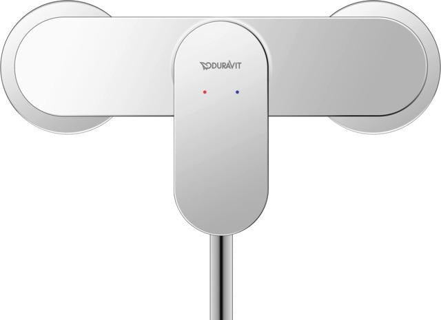 DURAVIT Wave Einhebel-Brausemischer Aufputz Keramikmischsystem Chrom