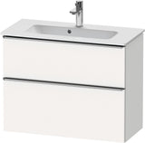 DURAVIT D-Neo Waschtischunterbau 810 mm Eiche Schwarz Bronze, wandhängend, 1 Auszug