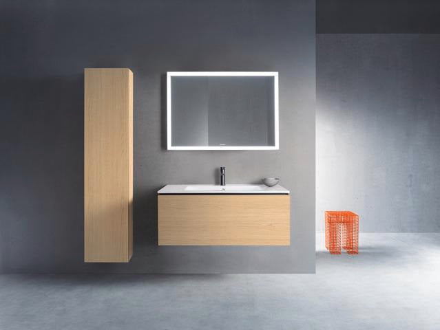 Duravit Hochschrank L-Cube 1760 mm Eiche Natur, 1 Tür rechts, wandhängend, Soft-Close