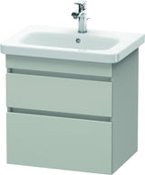 DURAVIT DuraStyle Waschtischunterbau wandhängend 580 mm mit 2 Schubkästen, weiß matt