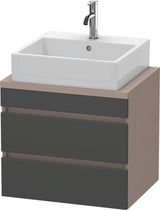 DURAVIT DuraStyle Konsolenunterschrank 600 mm betongrau matt mit 2 Schubkästen und Soft-Close