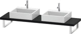 DURAVIT DuraStyle Konsole variabel 2 Ausschnitte 45x480 mm Weiß Matt – Wandhängend