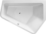 DURAVIT Paiova 5 Eckbadewanne 1900x1400 mm rechts, Sanitäracryl, 2-Sitzer, mit Schürze