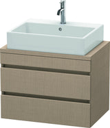 Duravit DuraStyle Konsolenunterschrank 700 mm betongrau matt mit 2 Schubkästen