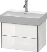 DURAVIT XSquare Waschtischunterbau 584 mm s-matt mit Ahorn Innenausstattung