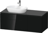 DURAVIT L-Cube Waschtischunterbau 1220 mm taupe supermatt mit Tip-On-Technik und Soft-Close