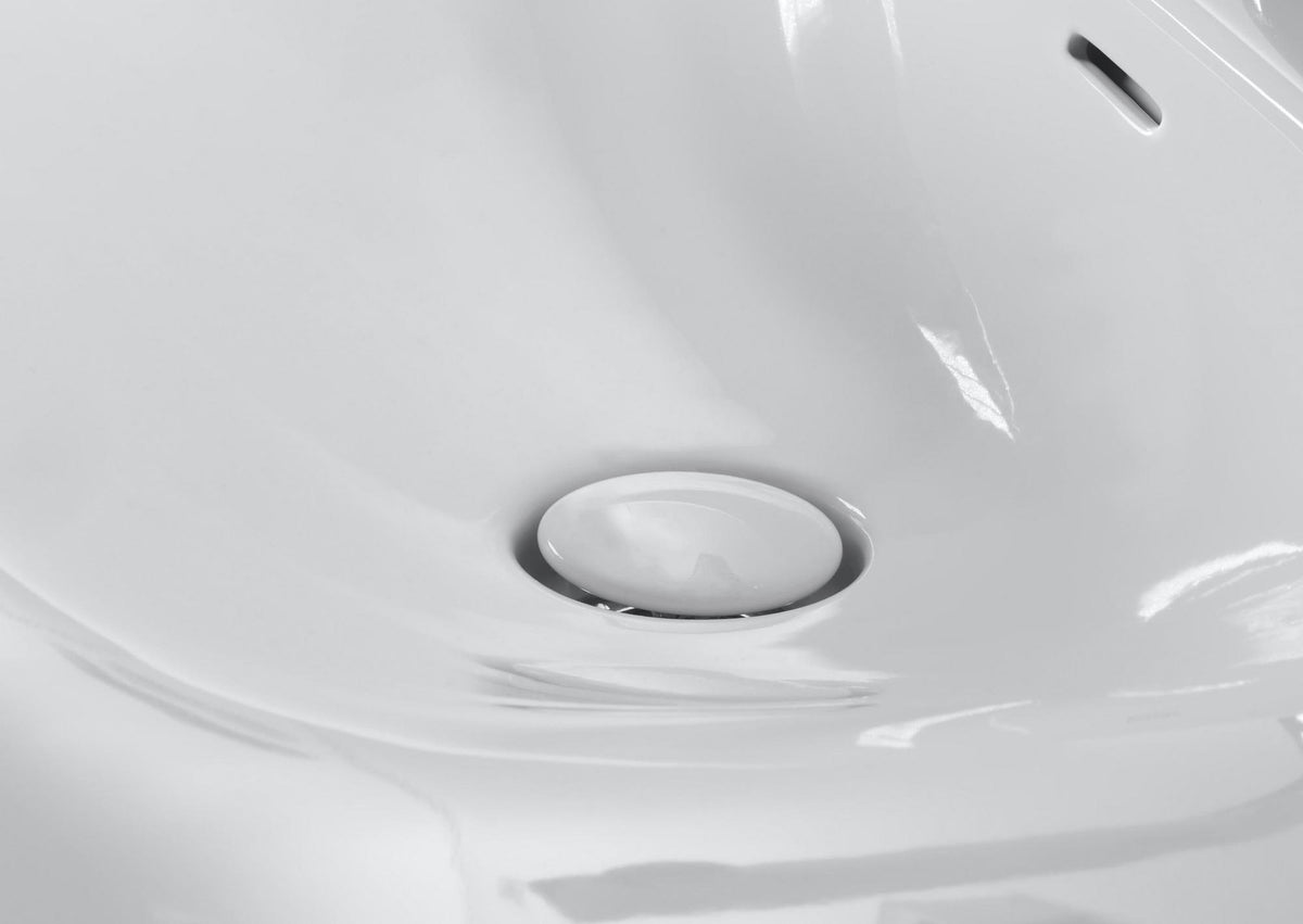 DURAVIT Viu Möbelwaschtisch 1230 mm, Weiß, mit Überlauf & WonderGliss – für Wandmontage