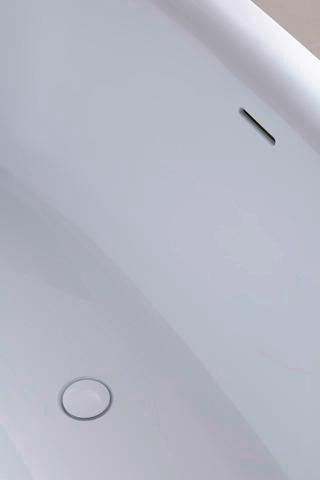 DURAVIT White Tulip Freistehbadewanne 1600x800 mm Sanitäracryl Weiß mit 2 Rückenschrägen