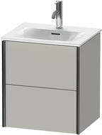 2Schubk.,schwarz matt/betongrau