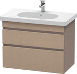 DURAVIT DuraStyle Waschtischunterbau 800 mm wandhängend, 2 Schubkästen, weiß matt – mit Soft-Close