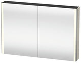 Duravit XSquare Spiegelschrank 1200 mm mit LED-Beleuchtung & Soft-Close, Weiß Seidenmatt