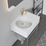 DURAVIT Design Classics Wandwaschtisch 615 mm, Becken links, mit Überlauf, weiß