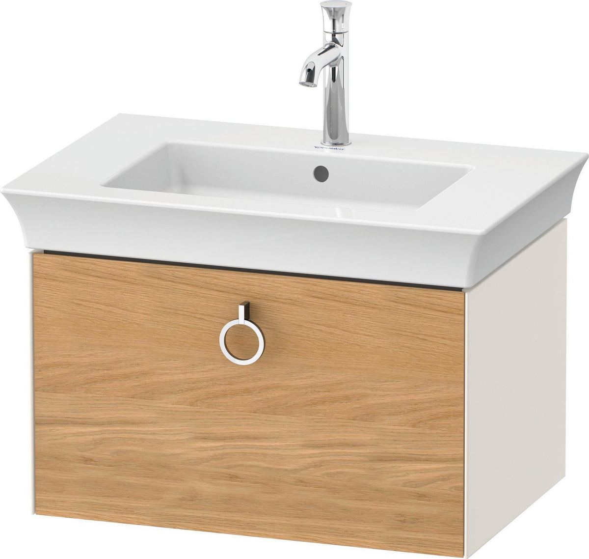 Duravit White Tulip Waschtischunterbau 684 mm Nordic Weiß mit LED-Beleuchtung von Philippe Starck