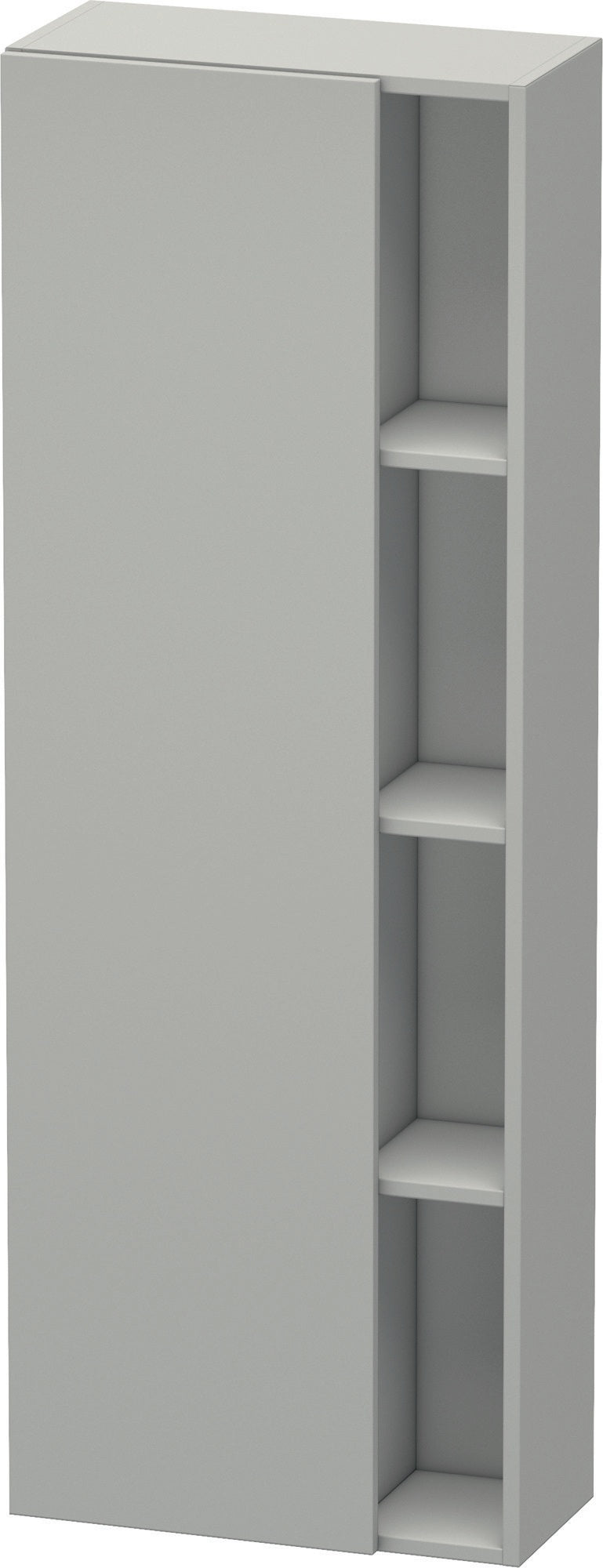 DURAVIT DuraStyle Hochschrank 1400 mm, 1 Tür links, weiß matt – wandhängend mit Soft-Close