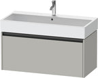 betongrau matt / 1 Auszug / Waschtischunterbau