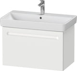Duravit No.1 Waschtischunterbau wandhängend 740 mm Weiß Matt mit 1 Auszug und Soft-Close