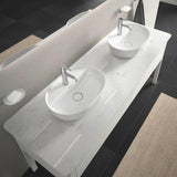 DURAVIT Luv Waschtischunterbau bodenstehend 1733 mm, 2 Auszüge, Weiß Seidenmatt, Tip-On