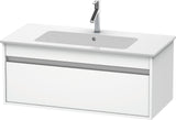 DURAVIT Ketho Waschtischunterbau 1000 mm betongrau matt mit 1 Auszug – ME by Starck Design