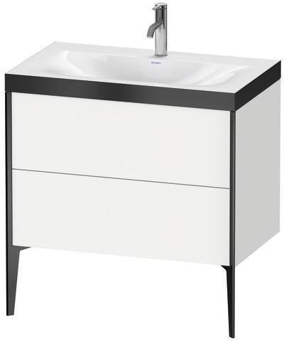 Duravit Möbelwaschtischset XVIU 800x480mm Chaos mit Möbelwaschtisch Viu und Unterbau