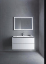 Duravit L-Cube Waschtischunterbau 1020 mm taupe matt – wandhängend, 2 Schubkästen, Tip-On