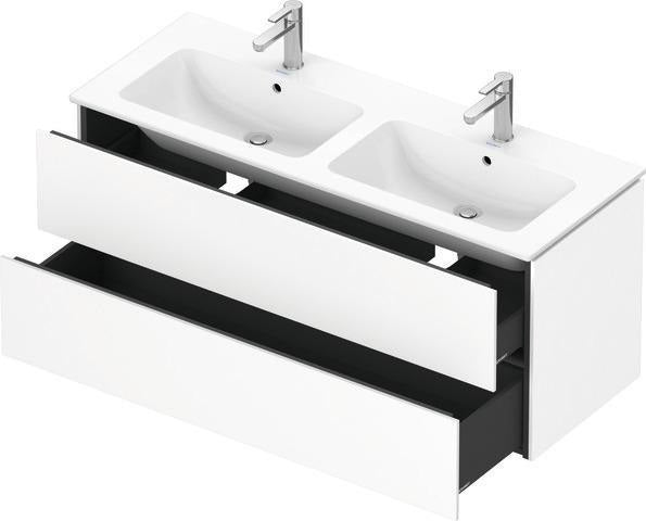 Duravit L-Cube Waschtischunterbau 1290 mm taupe supermatt mit Tip-On-Technik