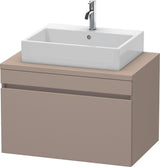 DURAVIT DuraStyle Konsolenunterschrank 800 mm betongrau matt mit 1 Auszug
