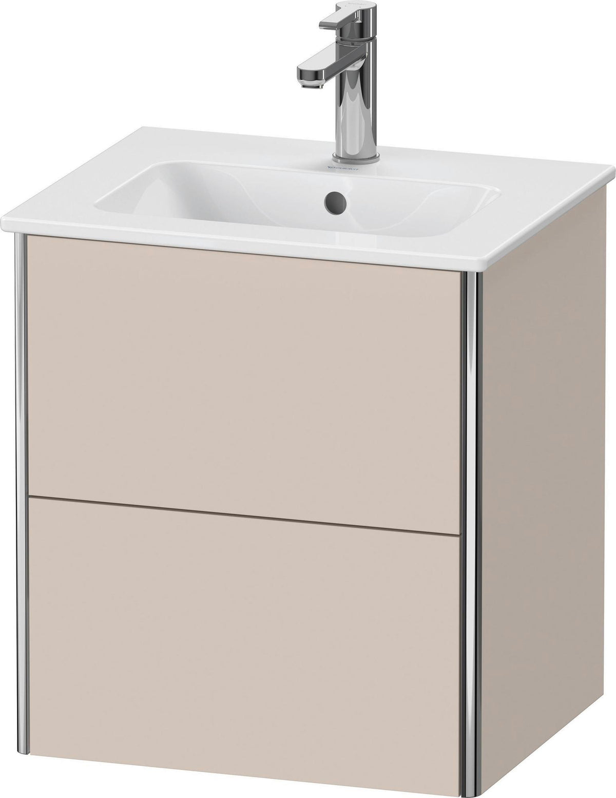 Duravit XSquare Waschtischunterbau wandhängend, 2 Schubkästen, Weiß Matt